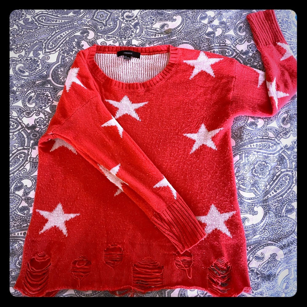Red star sweater